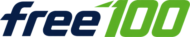 free 100 gaming platform logo